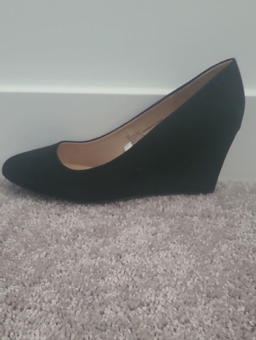 a new day Black Suede-Look Round-Toe Pumps - Picture 4 of 5